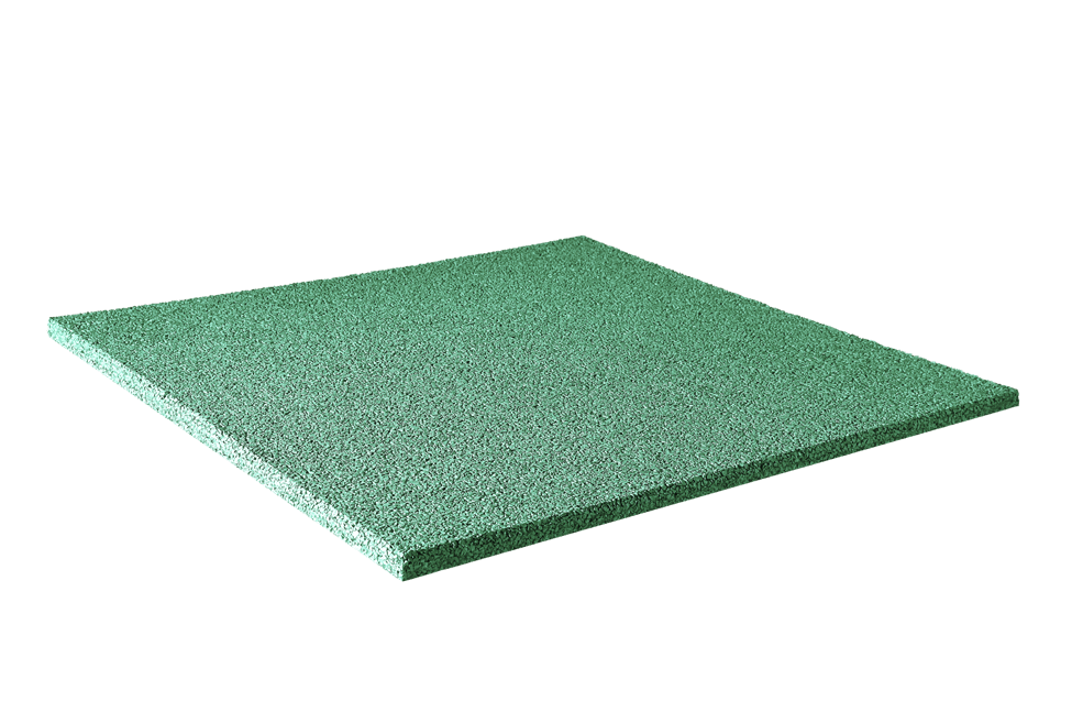 Резиновая плитка цветная 500х500х40 RAL 6034 PRR6034/10 пастельно-бирюзовый 6034 фото