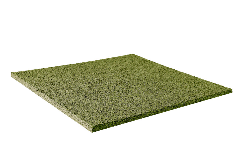 Резиновая плитка цветная 500х500х30 RAL7034 PRR 7034/10 желто-серый 7034 фото